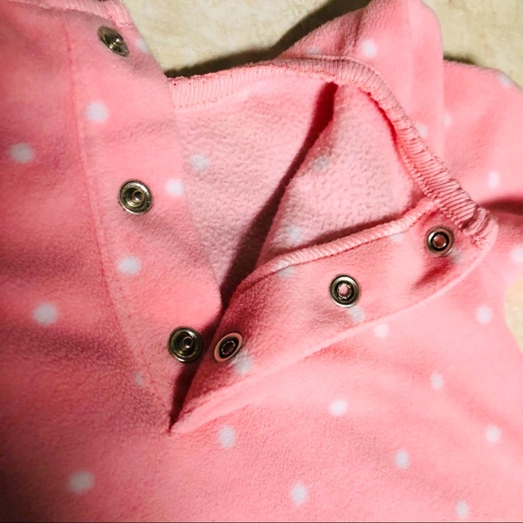 Carter’s Infant girl one piece sleepers/pajamas 3 are 6 months, 1 is 6-9 months - Picture 8 of 12